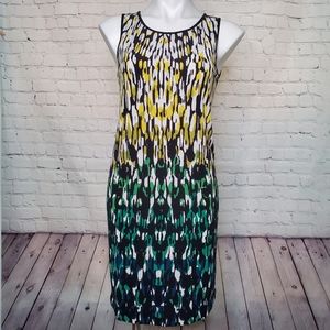 Banana RepublicnOmbre Batik Print Dress with Keyhole Back Size XS